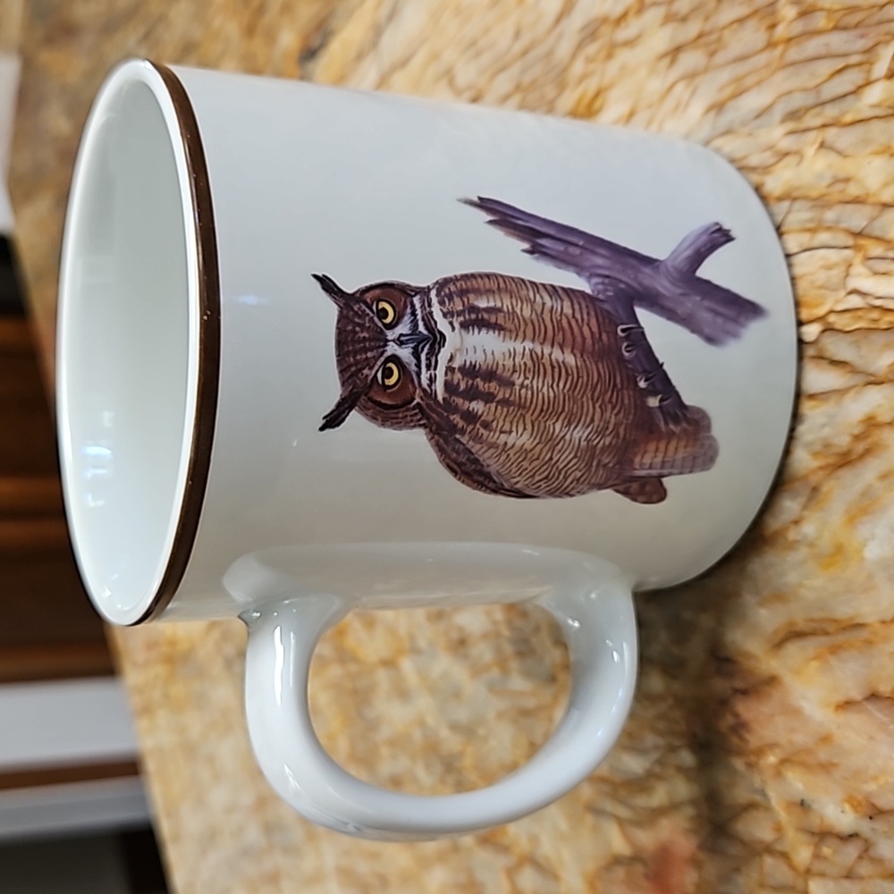 NATIONAL WILDLIFE FOUNDATION Owl Mug Cup